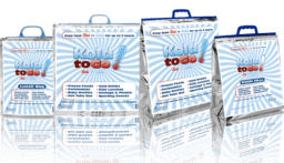 4 sizes of Generic Kold-To-Go Bags side by side.
